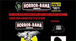 Desktop Screenshot of horrorramacanada.com